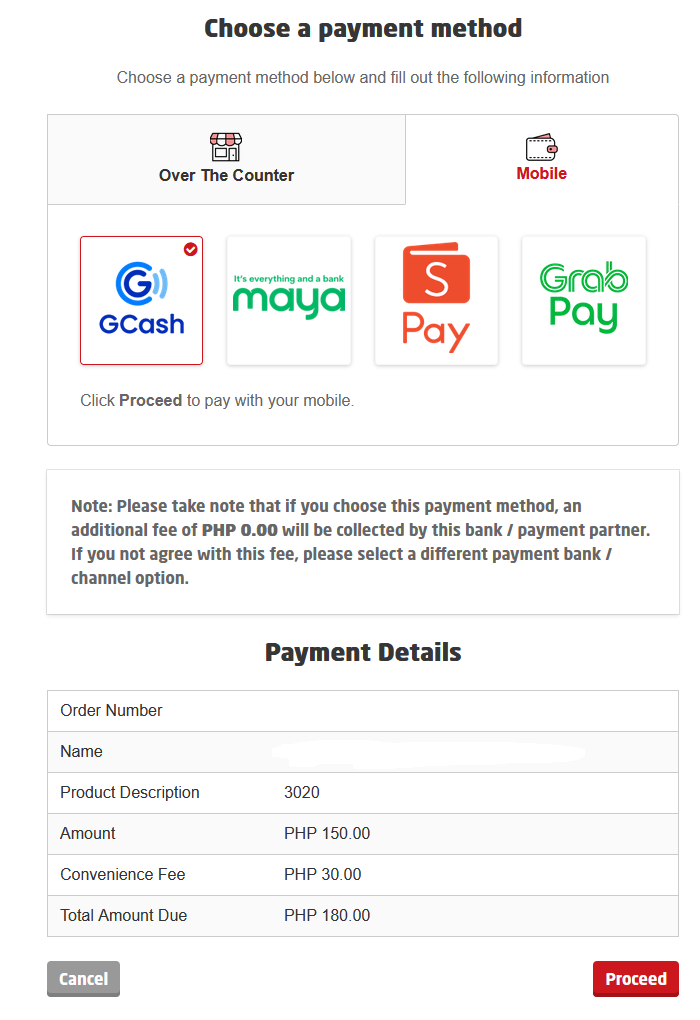Payment methods Payment methods